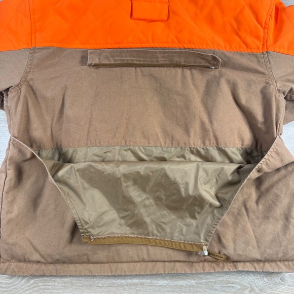 Vtg Woolrich Field Hunting Jacket Large Blaze Orange Heritage Workwear Gorpcore - Picture 10 of 14